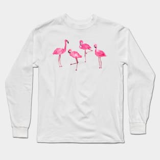 pink flamingos Long Sleeve T-Shirt